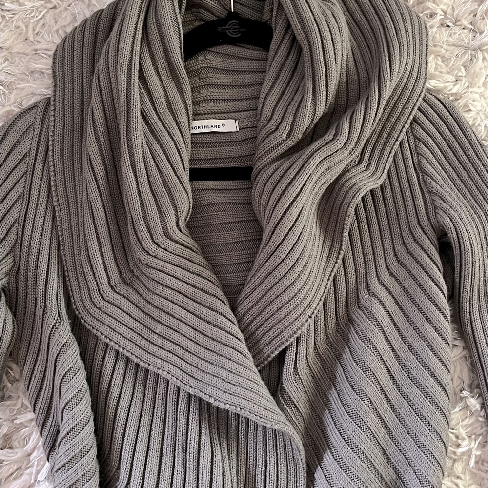 Taupe/ Brown NORTHLAND Ribbed Sweater - Picture 2 of 16